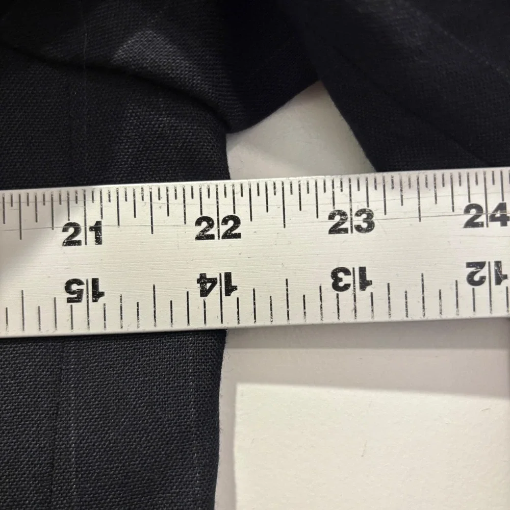 Evan-Picone Sterns Mens Navy Blue Pinstripe 100% Pure Wool Blazer Sport Coat